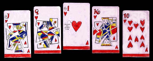 The playing cards